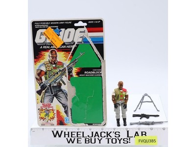 Roadblock V2 Complete 34 Cardback 1984 G.I. Joe Hasbro Vintage Action Figure
