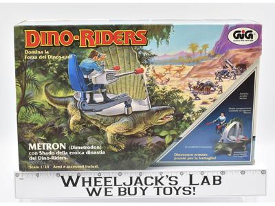 Dimetrodon W Metron Boxed Dino Riders Vintage Action Figure 1987 Tyco GIG