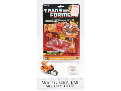 Afterburner Computron W/ BUBBLE Vintage Hasbro 1987 G1 Transformers