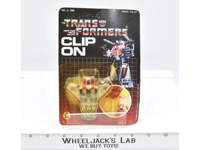 Starscream Zipper On NEW 1984 Vintage Hasbro G1 Transformers Action Figure