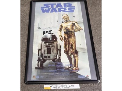 Star Wars Poster 20" X 35" 1997 Vintage Pizza Hut Double Sided