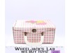 Pink Gingham Plaid Strawberries Ice Cream Vinyl Lunch Box ONLY 1970s Aladdin Vtg