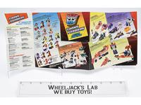Action Master Micromaster Insert Catalog Brochure G1 Transformers Figure Vintage