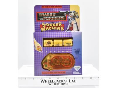 The Sticker Machine NEW MISB G1 Transformers Hasbro Megatron Diamond