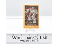 Superion Reflect In the Dark Iron On Patch G1 Transformers Vintage Hasbro