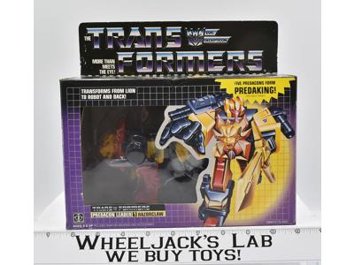Razorclaw UNUSED STICKERS MIB Complete 1986 Vintage Hasbro G1 Transformers