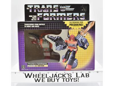 Tantrum NEAR MINT FIGURE MIB 100% Complete 1986 Vintage Hasbro G1 Transformers