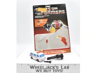 First Aid WITH CARDBACK Vintage Hasbro 1986 G1 Transformers Action Figure