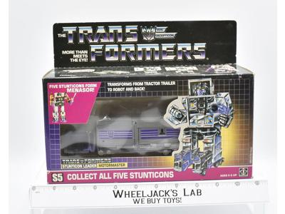 Motormaster Menasor MIB 100% Complete Vintage Hasbro G1 Transformers