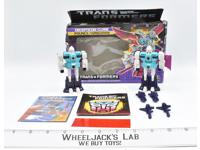 Pounce &amp; Wingspan NR MINT FIG MIB 100% Complete 1986 Vintage G1 Transformers