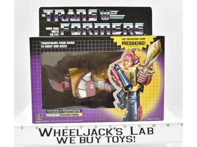 Headstrong METAL NR MINT MIB Complete 1986 Vintage Hasbro G1 Transformers