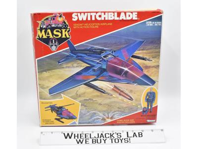 Switchblade Miles Mayhem 100% Complete w Box Vehicle MASK 1985 Kenner Vintage