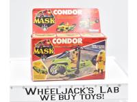 Condor Brad Turner w Box 100% Complete 1986 MASK M.A.S.K. Vehicle Kenner Vintage