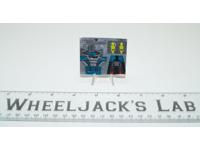 Nautilator Decal Sticker Sheet G1 Transformers 1988 Vintage Action Figure
