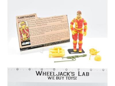 Blowtorch V1 100% Complete 1984 GI Joe Hasbro Action Figure Vintage