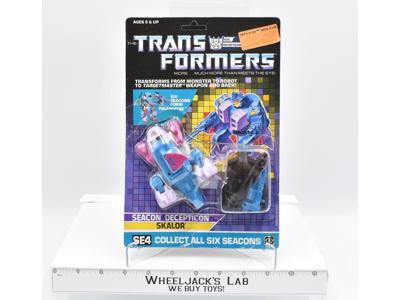 Skalor Piranacon 100% Complete W/ BUBBLE Vintage Hasbro 1987 G1 Transformers