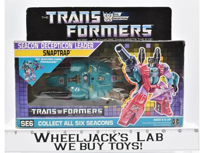 Snaptrap MIB NR MINT FIGURE 100% Complete 1988 Vintage G1 Transformers