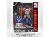 Powermaster Optimus Prime &amp; Apex NEW Leader Titans Return Transformers Hasbro