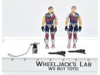 Tomax &amp; Xamot #2 V1 100% Complete GI Joe 1985 Hasbro Action Figure Vintage