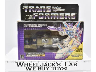 Octane MIB 100% Complete 1986 Vintage Hasbro G1 Transformers Action Figure