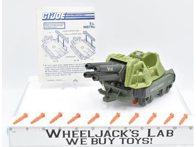 SLAM 100% Complete A Gi Joe 1987 Vintage Action Figure Vehicle Hasbro