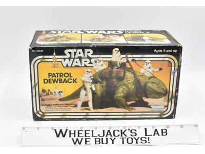 Dewback Patrol 100% Complete Vintage Star Wars 1977 Kenner Action Figure Beast