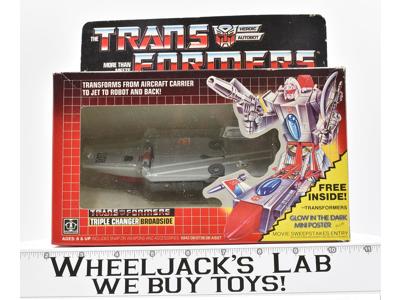 Broadside MIB POSTER BOX 100% Complete 1986 Vintage Hasbro G1 Transformers