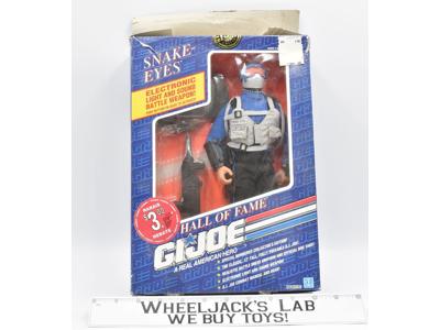 Snake Eyes Hall of Fame GI Joe 12" W/Box Complete 1991 Hasbro Action Figure