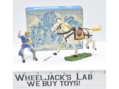 8857 W BLE BOX Mounted Cavalry Soldier Norman W Sword Toy Soldiers Elastolin 70M