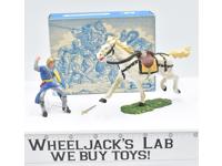 8857 W BLE BOX Mounted Cavalry Soldier Norman W Sword Toy Soldiers Elastolin 70M