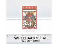 Snarl Reflect In the Dark Iron On Patch G1 Transformers 1986 Action Figure