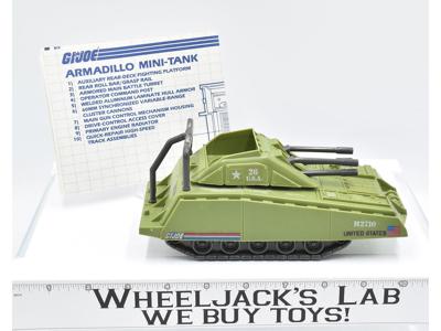 Armadillo A 100% Complete Action Figure Vehicle Vintage GI Joe Cobra ARAH 1985