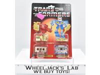 Ramhorn &amp; Eject GOLD NEAR MINT Cardback W BUBBLE Vintage 1986 G1 Transformers