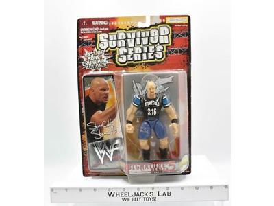 Stone Cold Steve Austin Survivor Series Signature 5 Series Silver Jakks Pacific