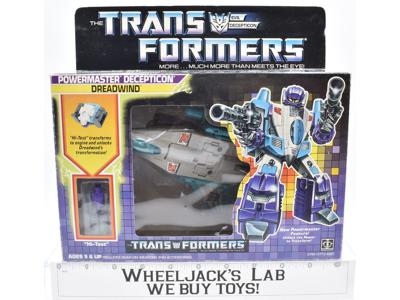 Dreadwind MIB 100% Complete 1988 Hasbro Vintage G1 Transformers Action Figure
