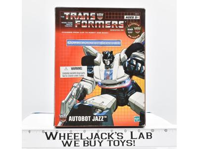 Autobot Jazz Commemorative Series III NEW Reissue G1 Transformers Hasbro
