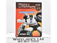 Autobot Jazz Commemorative Series III NEW Reissue G1 Transformers Hasbro