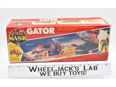 Gator Hayes w Box Action Figure Vehicle MASK M.A.S.K. 1986 Kenner Vintage