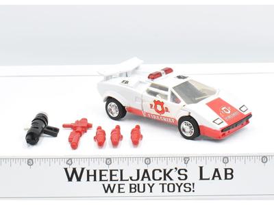 Red Alert * 100% Complete 1985 Vintage Action Figure G1 Transformers Lamborghini