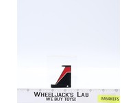 Thundercracker Medium Right Wing Small Tab STICKERED 1984 G1 Transformers