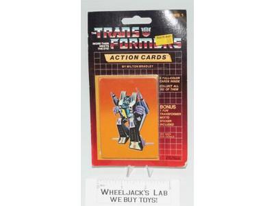 Skywarp Sealed Pack Card #101 Transformers Trading Action Cards 1985 G1