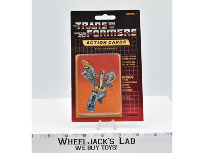 Swoop Sealed Pack Card #35 of Transformers Trading Action Cards 1985 G1