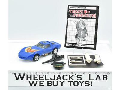 Tracks ~1985 Vintage Hasbro G1 Transformers Action Figure W MANUAL