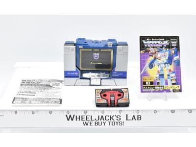 Soundwave Takara Tomy Encore Reissue G1 Transformers Action Figure
