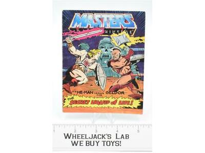 The Secret Liquid of Life! Mini Comic Book He-Man MOTU 1980's Mattel