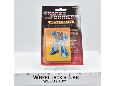 Starscream Sealed Pack Card #98 G1 Transformers Trading Action Cards 1985