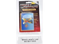 Omega Supreme Sealed Pack Card #41 of Transformers Trading Action Cards 1985 G1