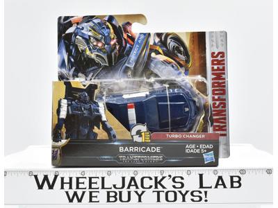 Barricade Turbo Changer MISB The Last Knight TLK Hasbro Transformers 2016