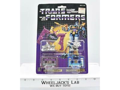 Ratbat &amp; Frenzy PAINTED W/ BUBBLE Vintage Hasbro 1986 G1 Transformers