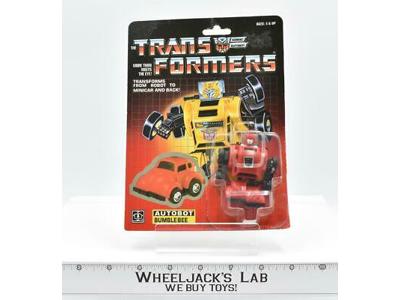 Bumblebee Red W/ BUBBLE Complete Vintage Hasbro 1985 G1 Transformers